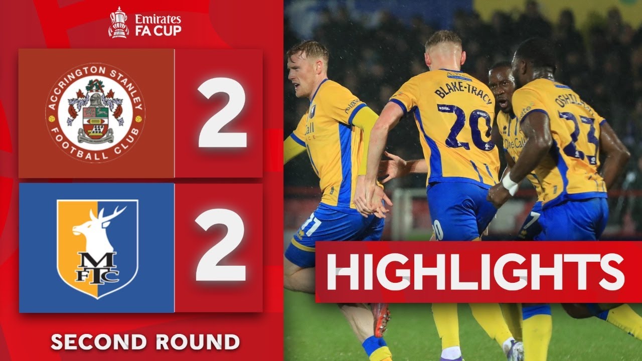 Accrington vs Mansfield Goals and Key Moments Season 2025/2026