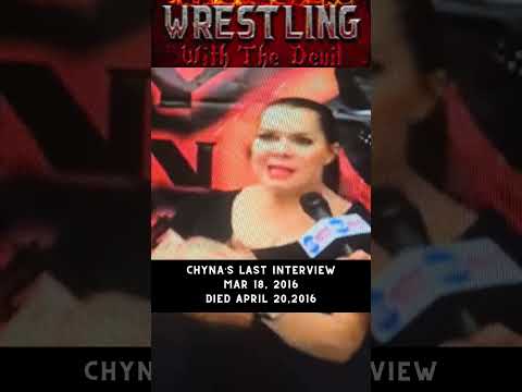 HER LAST INTERVIEW: CHYNA'S SAD ENDING. #wwewrestler