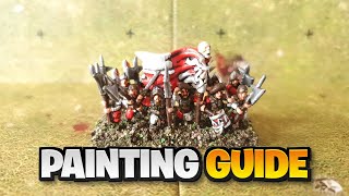 10mm Warmaster Empire Painting Guide - Reikland Scheme