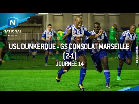 J14 : USL Dunkerque - GS Consolat Marseille (2-1), le résumé