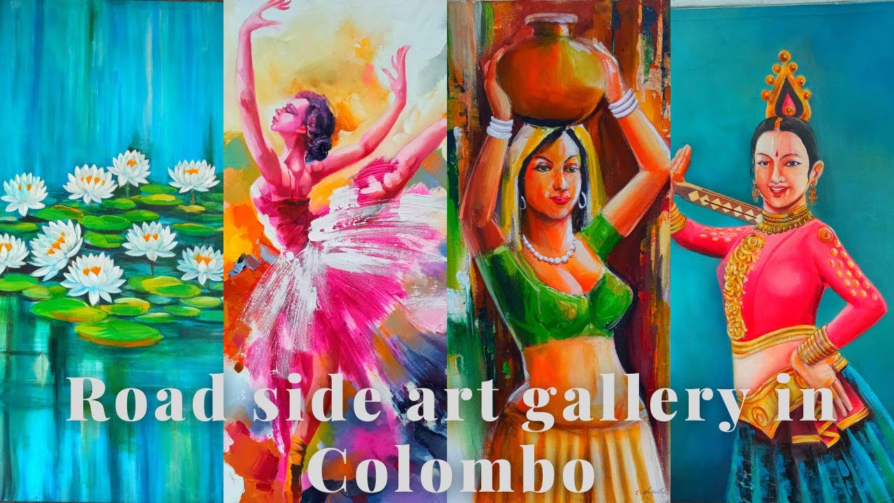 Catch a glimpse of roadside art gallery at Green Path.