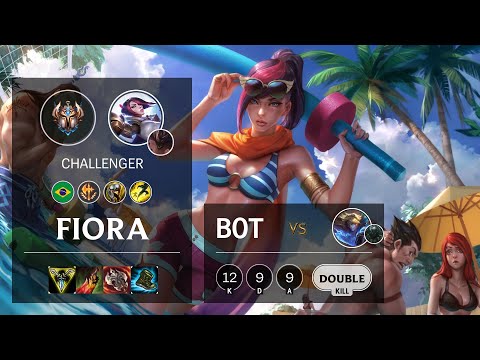 Fiora Bot vs Ezreal - BR Challenger Patch 10.15
