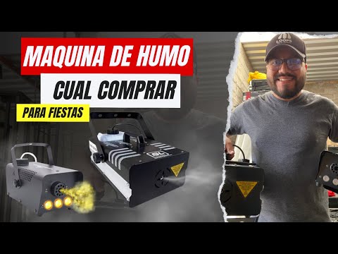 MAQUINA DE HUMO para FIESTAS  ¿que maquina de humo comprar?