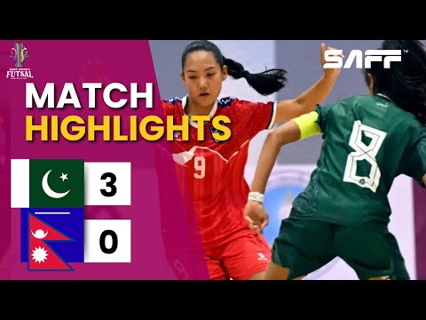 Nepal vs Pakistan Futsal Highlights | Nepal Win 5–1 | SAFF Futsal Championship