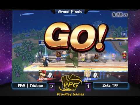 PPG Weekly! - 10/30/16 Grand Finals - PPG | Diabeo (Cloud) vs Zeke TRP (R.O.B., Fox, Bowser)