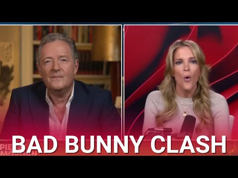 Megyn Kelly loses it at Piers Morgan over controversial Bad Bunny half time show