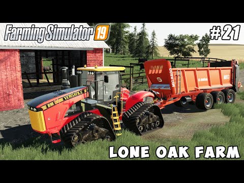 Selling straw, spreading manure, cultivation | Lone Oak Farm | Farming simulator 19 | Timelapse #21