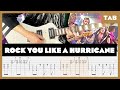 Scorpions Rock You Like A Hurricane Guitar Tab Lesson Cover Tutorial