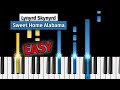 Lynyrd Skynyrd Sweet Home Alabama EASY Piano Tutorial