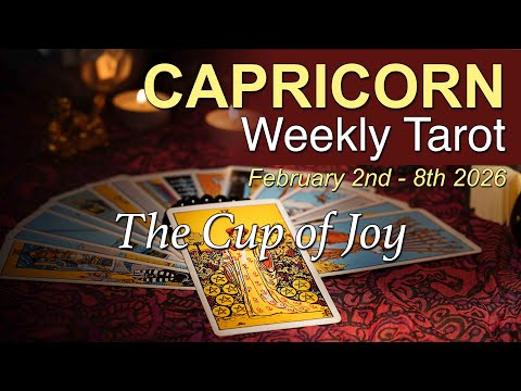 CAPRICORN Weekly Tarot ‘YOUR INTUITION KNOWS BEST!’ | Intuitive Spiritual Guidance | February 2 - 8