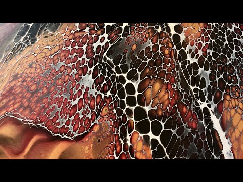 #301. Fluid Art SheleeArt Bloom Without House Paint! / sheleeart bloom technique / split cup pour