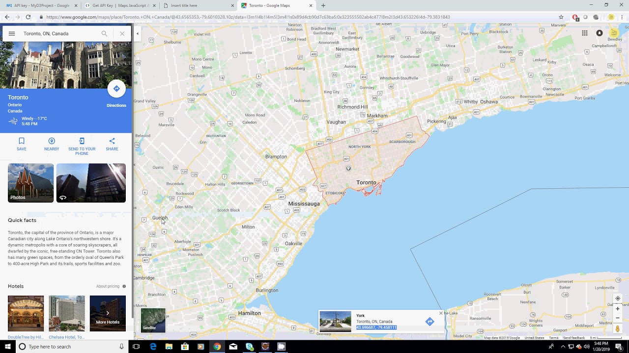 GoogleMap - Adding Google API Key And Controlling Zoom & Pan - 2