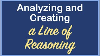 Identify and Create a Line of Reasoning for Rhetorical Analysis | AP Lang Q2 | Coach Hall Writes
