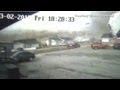 Tornado's destruction caught on security cam