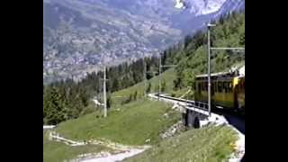 preview picture of video 'Jungfraubahn  -  Wengernalpbahn  -  Bahnen in die Jungfrau Region'