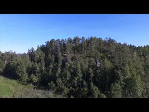 Lake Ladoga. Trout farm.