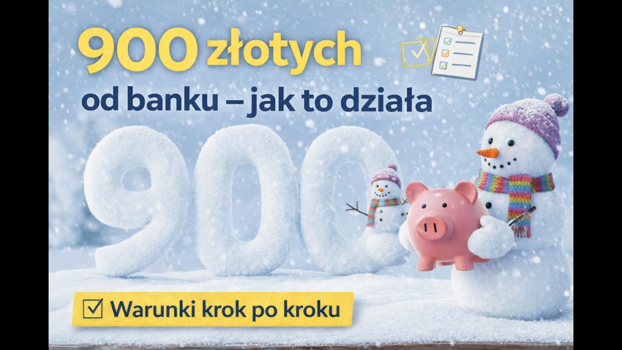 900 zł w bonusach za Konto Santander