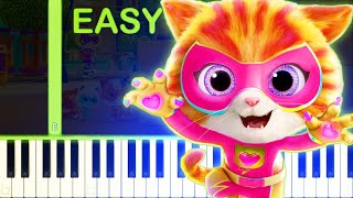 No Stoppin' Us Meow | SUPERKITTIES - EASY Piano Tutorial