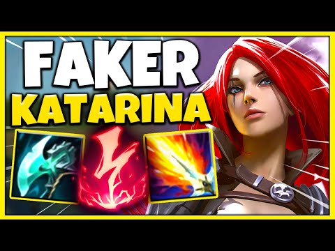 THE KOREAN CHALLENGER KATARINA BUILD FAKER ABUSES (NON-STOP ONE-SHOT) - League of Legends