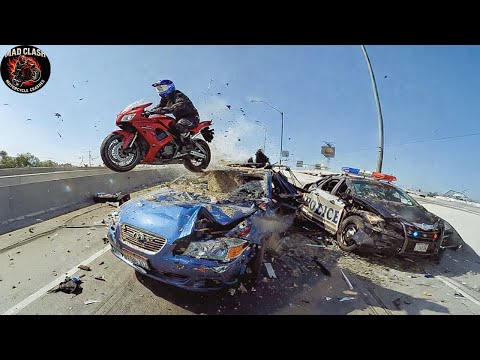 65 CRAZY & INSANE Motorcycle Crashes & Motorcycle Police Chase | Cops vs Bikers vs Angry People