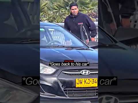 Road Raging TAXI Driver Gets Instant PAYBACK