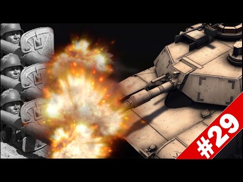 100 PANZERSCHRECKS vs 1 ABRAMS TANK - WW2 vs MODERN - Men of War Assault Squad 2 - Mini Scenario #29