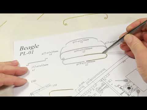 CASCO-43- Como hacer el espejo de popa 2 HMS BEAGLE - Modelismo Naval