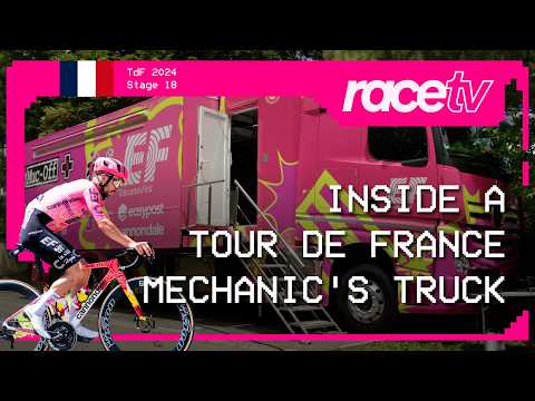 A DAY IN THE LIFE OF A TDF MECHANIC - Stage 18 | RaceTV |  Tour de France 2024