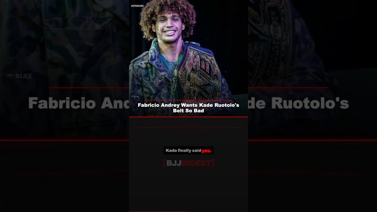 Fabricio Andrey Wants Kade Ruotolo's Belt So Bad #Shorts