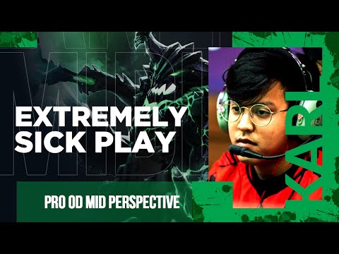 WHAT A COMEBACK..!! OD MID DOTA 2 PRO "KARL" PERSPECTIVE - BEST PLAY 7.31 SEA SERVER