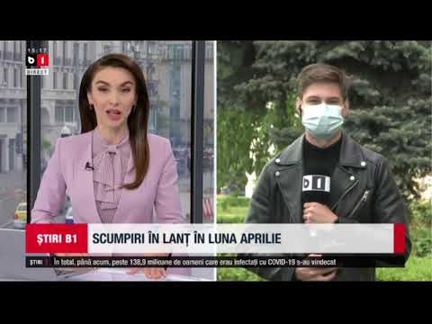 STIRI B1 ORA 15.00 DIN 13 MAI 2021 - RATA DE INFECTARE SCADE VERTIGINOS