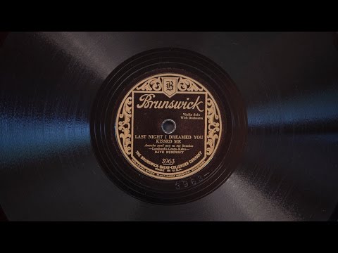 Last Night I Dreamed You Kissed Me • Dave Rubinoff (Victrola Credenza)