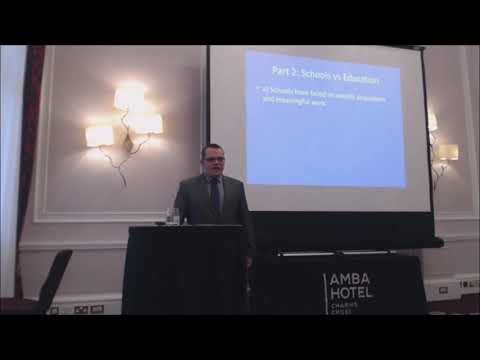 Mises UK Conference 2019, "Schooling vs Education," Swithun Dobson