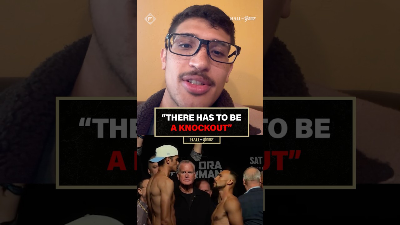 Both Sebastian Fundora and Keith Thurman expect tonight to end in one of them getting SLEPT 👀