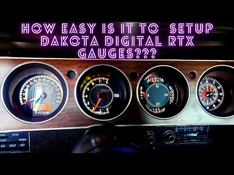 Tech Talk Tuesday: How to Setup the Dakota Digital RTX Gauges in your Challenger or 'cuda