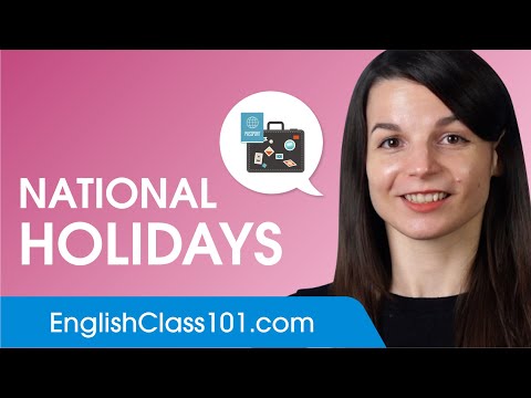 Talking About National Holidays - English Conversational Phrases