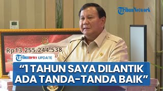 Prabowo Sebut Penyelamatan Uang Rp 13,2 Triliun Jadi Tanda Baik Setahun Pemerintahannya