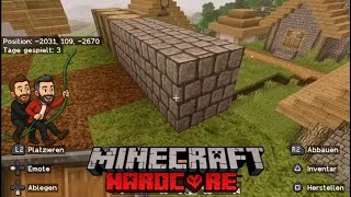 Minecraft Hardcore S02 ❤️‍🔥 Erster Schritt zum eigen Heim (Gameplay PS5) #003 