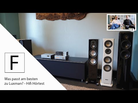 Verstärker Test - Was passt am besten zu Luxman? (Elac, Monitor Audio oder Canton)