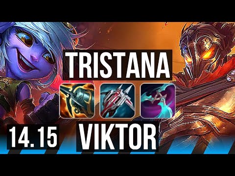 TRISTANA vs VIKTOR (MID) | 9 solo kills, 70% winrate, 53k DMG | VN Master | 14.15