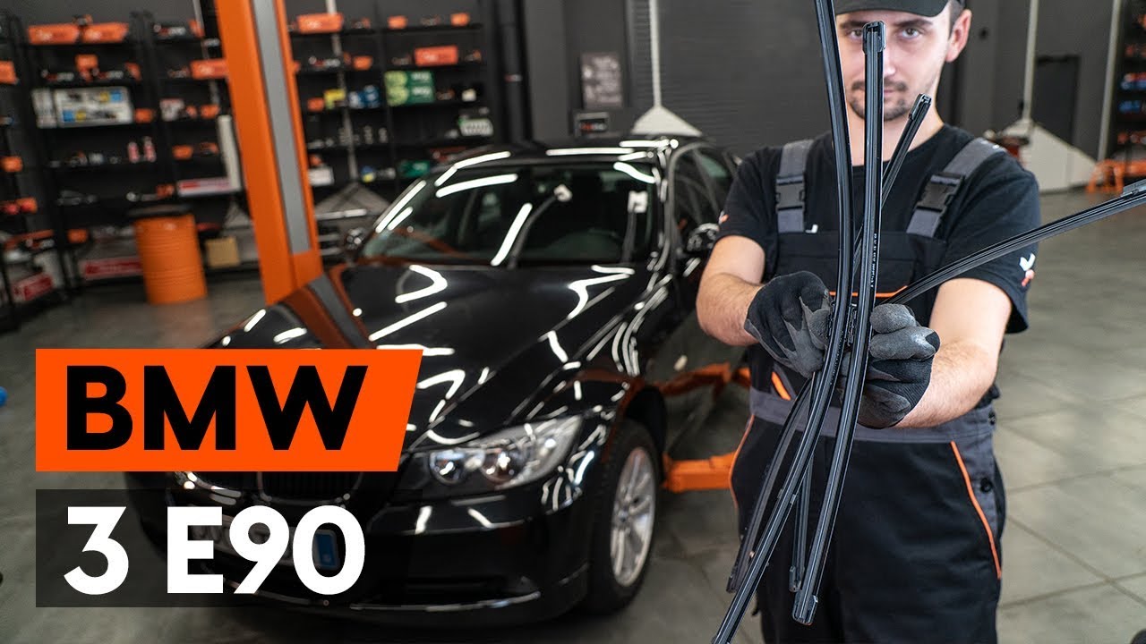 Πώς να αλλάξετε μάκτρο καθαριστήρα εμπρός σε BMW E90 - Οδηγίες αντικατάστασης