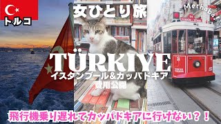 【トルコ旅行】イスタンブール観光からカッパドキアへ✈️ボスポラス海峡クルーズ❤️ヨーロッパ周遊女ひとり旅vlog