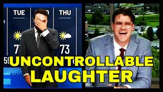 Weatherman Can't Control His Laughter on Live TV