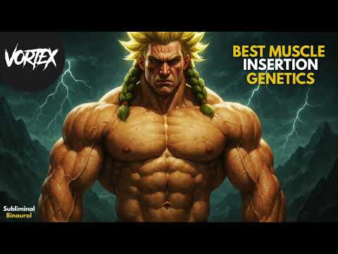 🧬 BEST MUSCLE INSERTION GENETICS - Peak Physique Aesthetics + Muscle Boost - (Subliminal + Binaural)