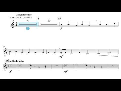 Ghost Ship (Michael Story) Eb Alto Sax Play Along
