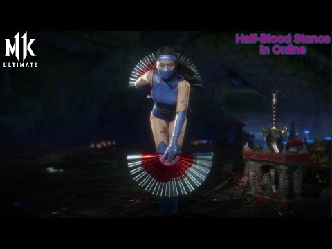 Using Kitana's Half-Blood Stance Ability! | Mk11