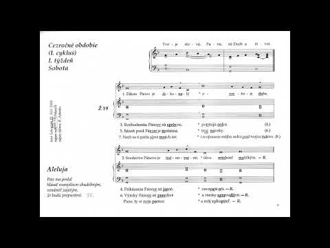 Žalm 19 - 1. týždeň, sobota -  "Tvoje slová, Pane, sú Duch a život"