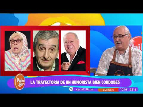 Chichilo Viale pasó a tomar un café en el Pailos Bar