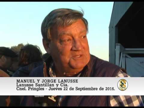 22-09-16 Nota Jorge y Manuel Lanusse - Compañia La Legua - Coronel Pringles.