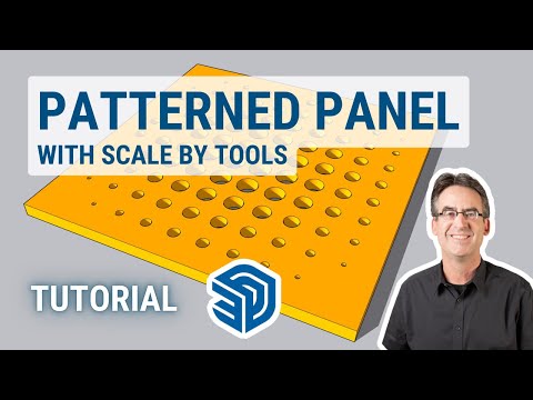 Making a 3D-Printable Patterned Panel (Using the Scale By Tools Extension)